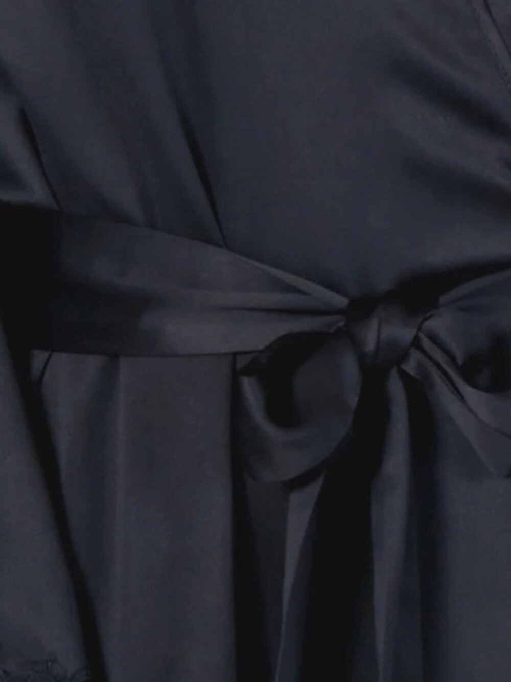 Rya Collection | Rosey Lace Trimmed Satin Robe | NWT - Picture 8 of 11